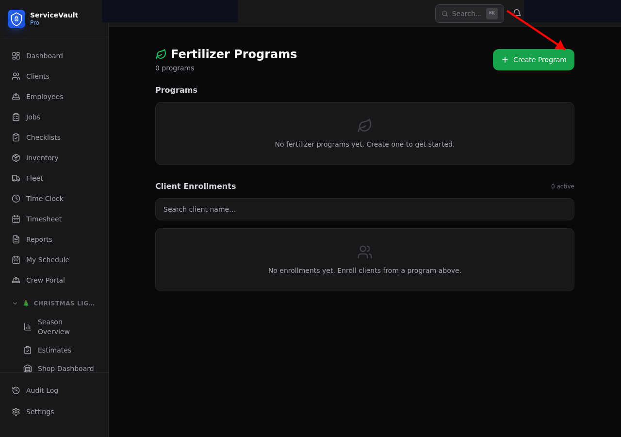 LC fertilizer programs list