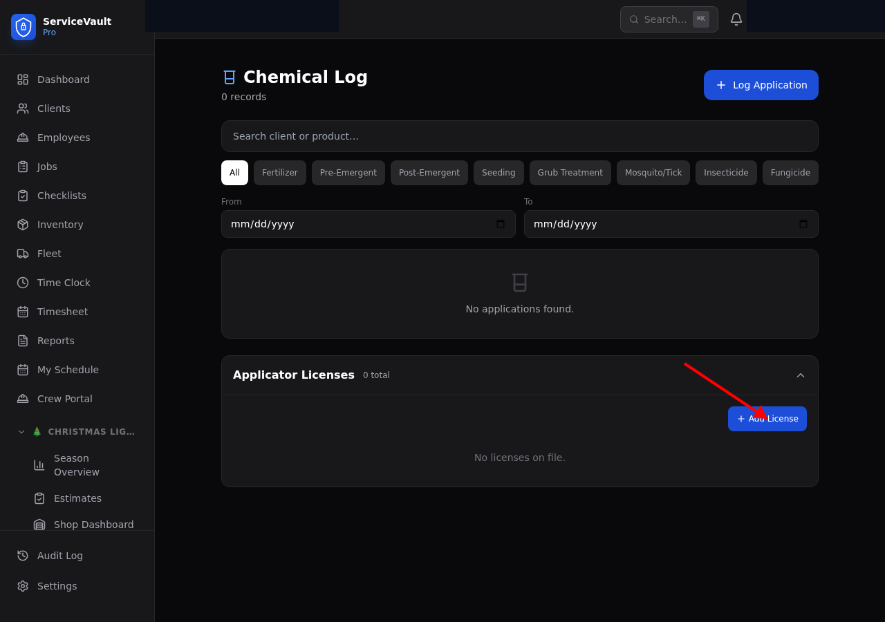LC applicator licenses